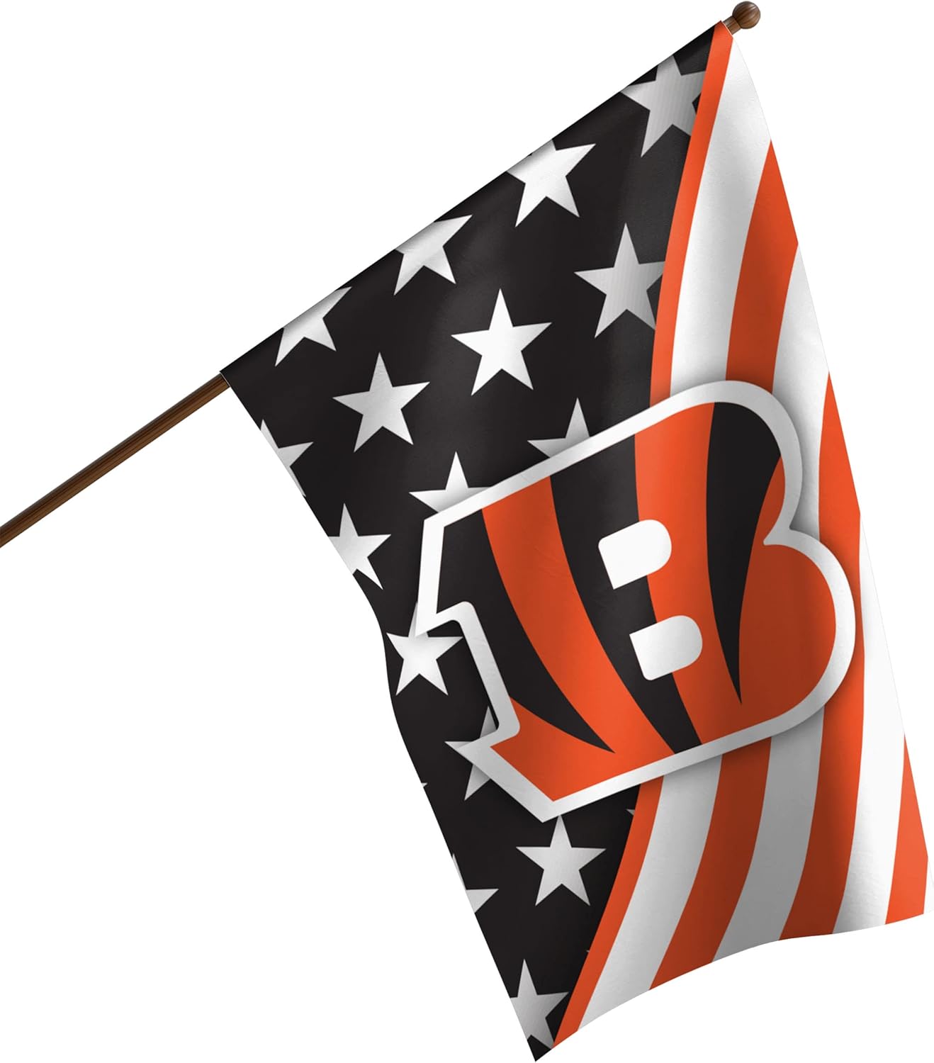 Cincinnati Bengals Flag NFL Bengals Garden Banner Flags -100% polyester 12x18 inches / 28x40 inches