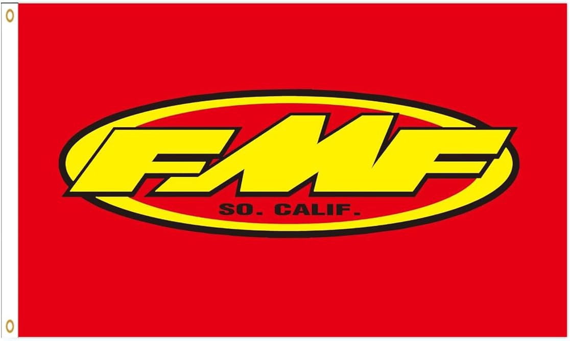 FMF Banner Flag Fuel Motorsports Factory Flag 3x5 FT-100% polyester-2 Metal Grommets