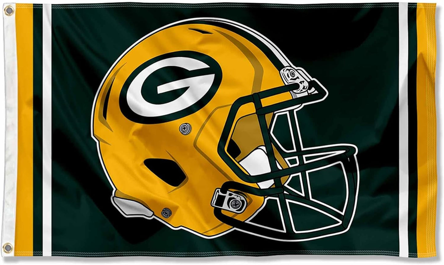 Green Bay Packers Flag-3x5 NFL Packers Banner-100% polyester -Champions-Stripes