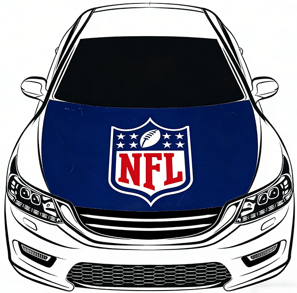 NFL LOGO Flag-3.3x5 Ft 6X7Ft NFL Car Hood Cover Banner Flag -100% polyester