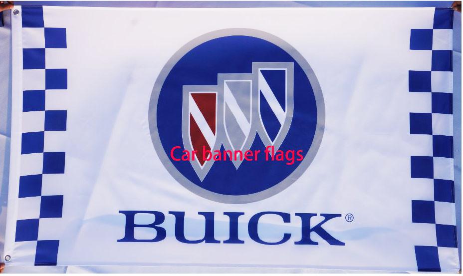 Buick Grand National Flag - Buick flag-3x5FT-100% polyester-checkered Banner