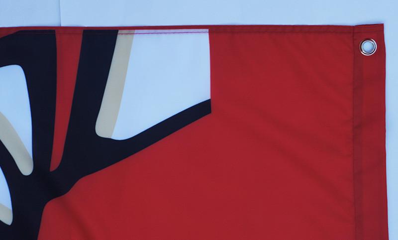 KFC Flag-3x5 FT-100% polyester-Banner-Red