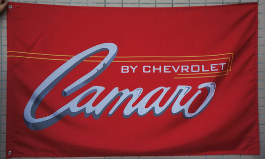 Chevrolet Camaro flag for car racing-3x5 FT-Checkered Banner-Red-Green-Black-White