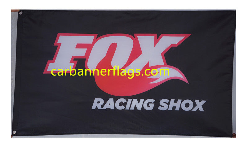 Fox Face Flag-3x5 Banner-100% polyester-Foxface Racing-Fox face