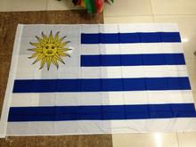 Uruguay national flag polyster 90*150CM The Oriental Republic of Uruguay banner