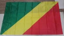 Congo national flag, the Republic of Congo banners 100% polyster, 90*150CM