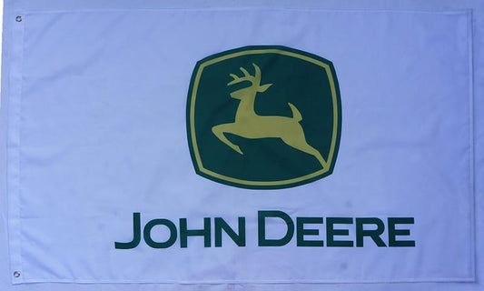 John deere flag-3x5 FT-100% polyester-Banner-one sided & 2 sided