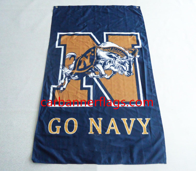 NCAA Navy Midshipmen Flags University of United States Naval Academy Banner -3x5ft -100% polyester