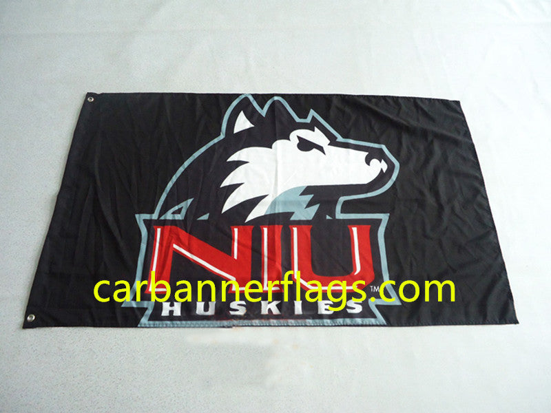 NCAA Northern Illinois Huskies Flag 100% Polyester Northern Illinois University Banner 3X5FT