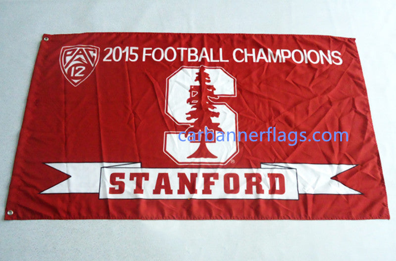 NCAA Stanford Cardinal Flag 3x5ft University of Stanford Banner 100% polyeste