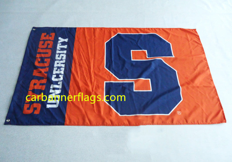 NCAA Syracuse Orange Flag 3x5 FT Syracuse University Banner 100% polyester 150 X 90 CM