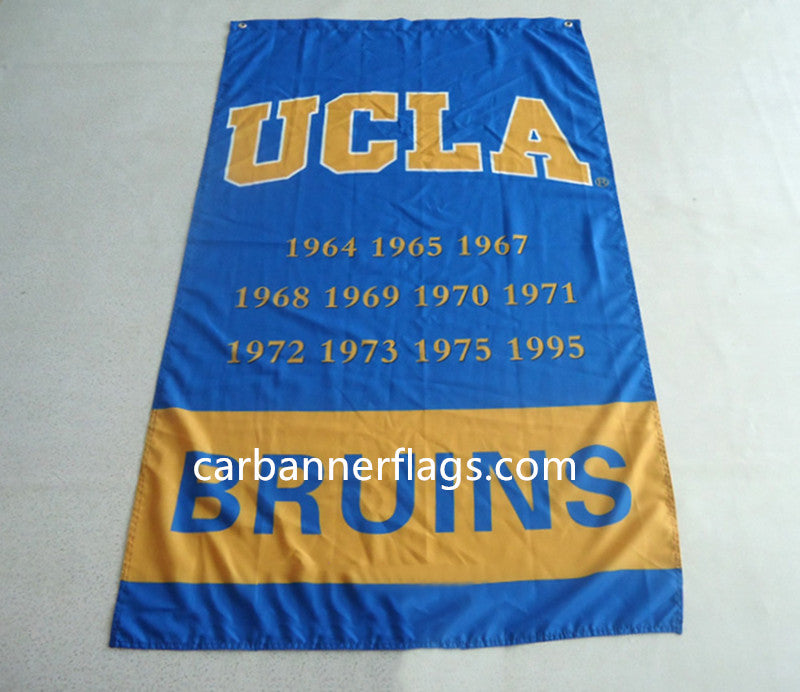 NCAA UCLA Bruins flag UCLA Champion banners 3x5FT 100D Polyester Digital Printing