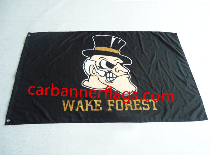 NCAA Wake Forest Demon Deacons flag University of Wake Forest banner 3x5ft 100%polyester NCA