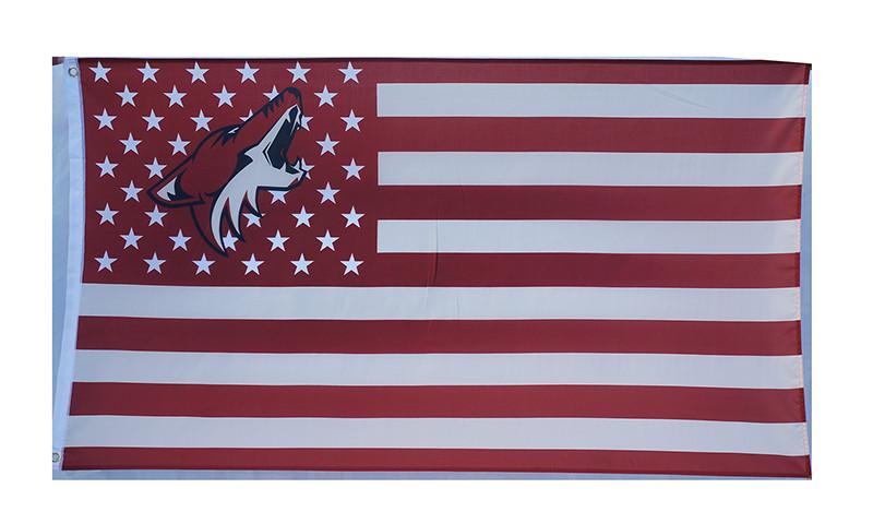 Arizone Coyotes Flag-3x5 FT NHL Phoenix Coyotes Banner-100% polyester