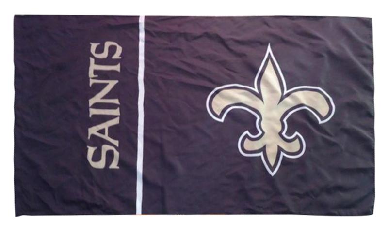 New Orleans Saints Flag-3x5 NFL Banner-100% polyester- Free shipping for USA