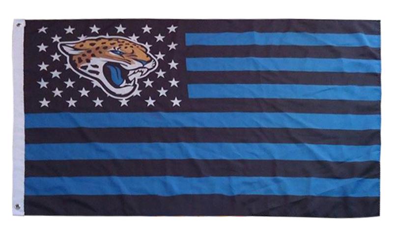Jacksonville Jaguars Flag-3x5 NFL Banner-100% polyester- Free shipping for USA