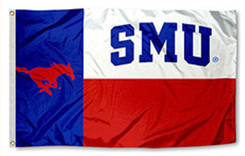 NCAA SMU Mustangs flag 3x5ft Southern Methodist University banner 100% Polyester