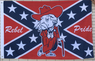 NCAA Mississippi Rebels flag-3x5 FT University of Mississippi Banner-100% polyester