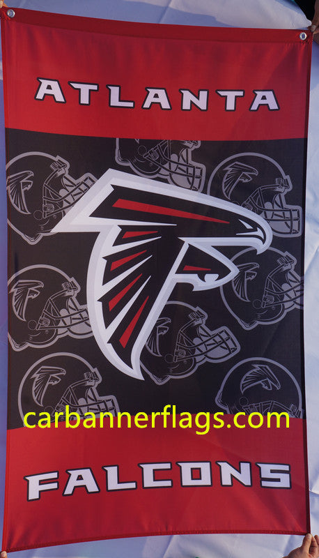 Atlanta Falcons Flag-3x5 NFL Falcons Banner-100% polyester