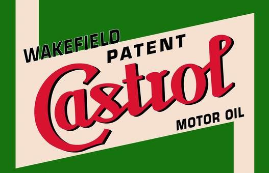 Castrol flag-3x5 FT-100% polyester Banner-2 Metal Grommets
