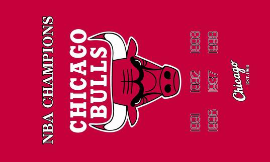 Chicago Bulls Flag-3x5 NBA Bulls Banner-100% polyester