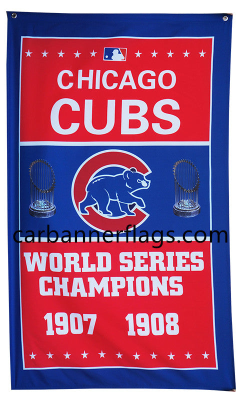 Chicago Cubs Flag-3x5Ft MLB Cubs Banner-100% polyester