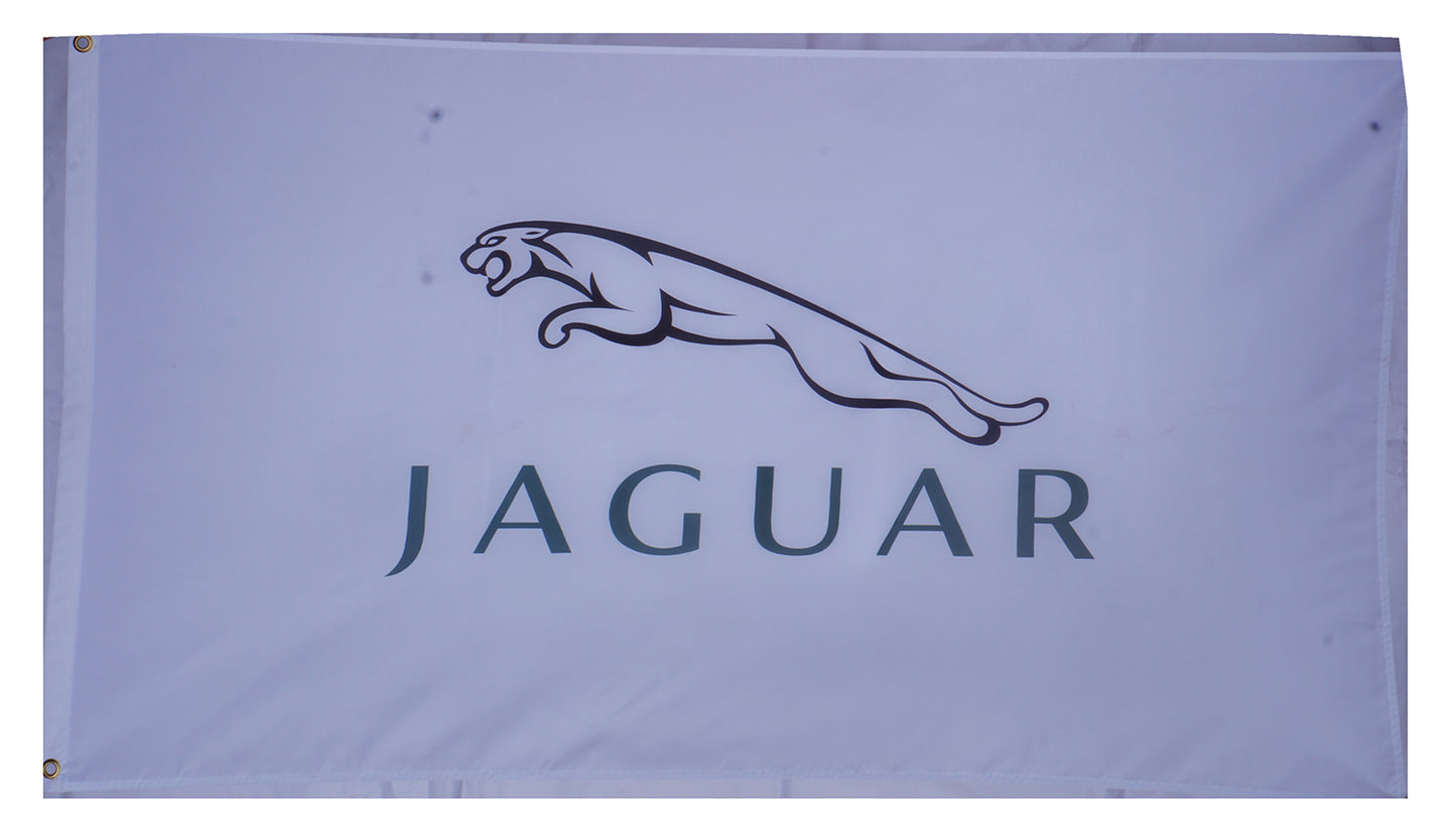 Jaguar Flag-3x5 FT-100% polyester Banner-Green-Black