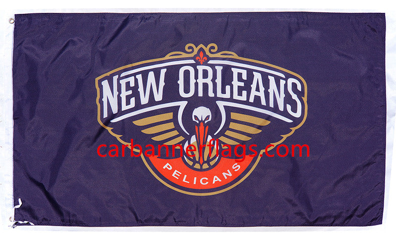 New Orleans Pelicans Flag-3x5ft NBA Pelicans Banner-100% polyester