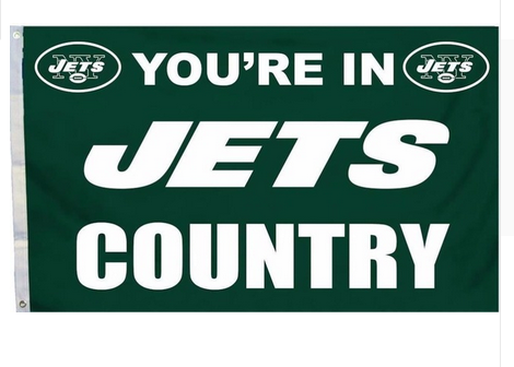 New York Jets Flag-3x5 NFL Banner-100% polyester- Free shipping for USA address