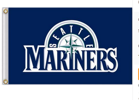 Seattle Mariners Flag-3x5 Banner-100% polyester