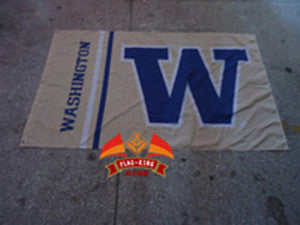 NCAA Washington Huskies Flag 100% Polyester University of Washington Huskies Banners 3FTX 5FT