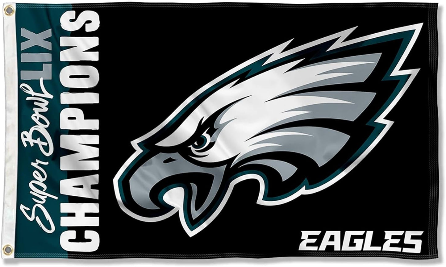 Philadelphia Eagles Flag-3x5Ft NFL Philadelphia Eagles Flag Banner-100% polyester-Strips & Stars-gloves