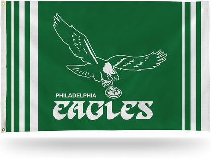 Philadelphia Eagles Flag-3x5Ft NFL Philadelphia Eagles Flag Banner-100% polyester-Strips & Stars-gloves