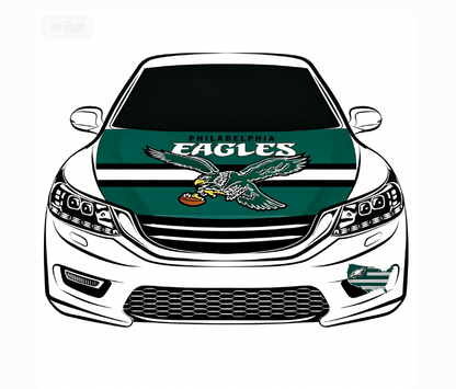 NFL Philadelphia Eagles Flag-3.3x5 Ft 6X7Ft NFL Car Hood Cover Banner Flag Of Philadelphia Eagles-100% polyester