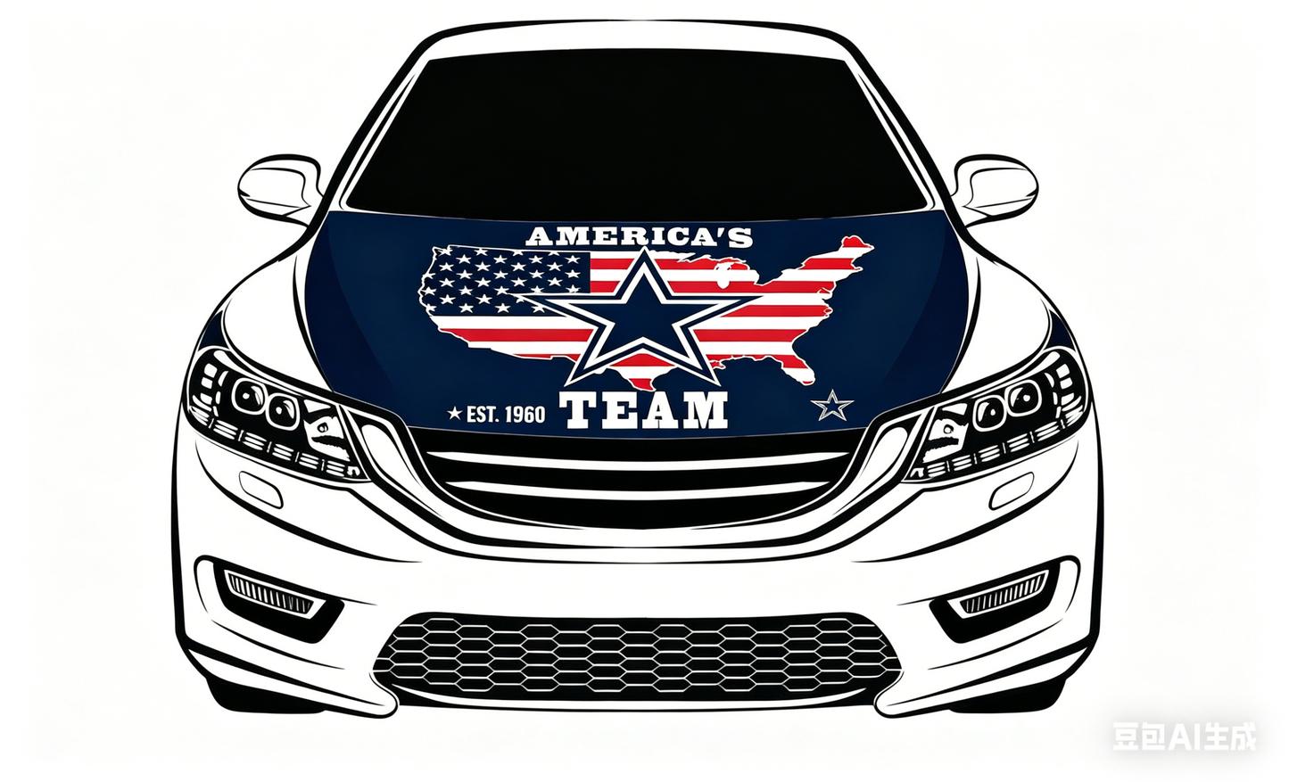NFL Dalls Cowboys Flag-3.3x5 Ft 6X7Ft Car Hood Cover Banner Flag Of Dalls Cowboys -100% polyester