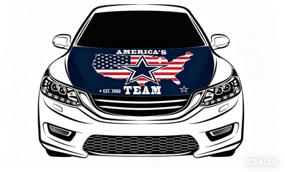 NFL Dalls Cowboys Flag-3.3x5 Ft 6X7Ft Car Hood Cover Banner Flag Of Dalls Cowboys -100% polyester