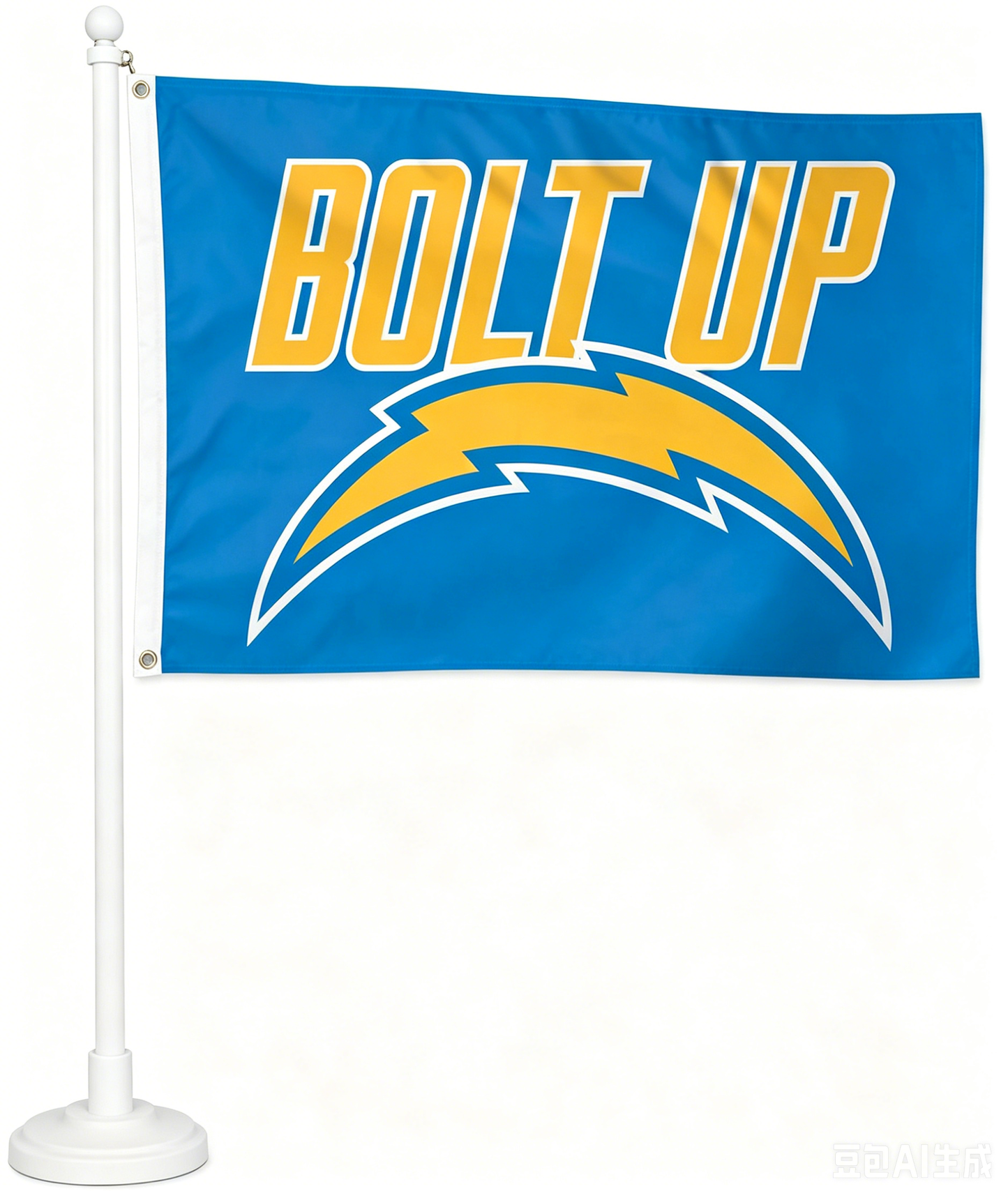 2 pack Car Window Flag of Dallas Cowboys 11X18 Inch 100% Polyester, White Strong White Flagpole