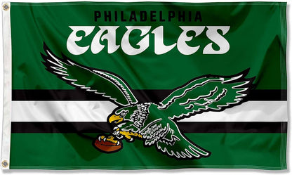 Philadelphia Eagles Flag-3x5Ft NFL Philadelphia Eagles Flag Banner-100% polyester-Strips & Stars-gloves