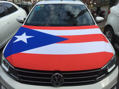 Cuba National Flag ,Car Hood Cover Flag The Republic of Cuba  , Engine Banner,3.3X5ft,100% Polyester Elastic Fabrics Can be Washed,La República de Cuba National Flag
