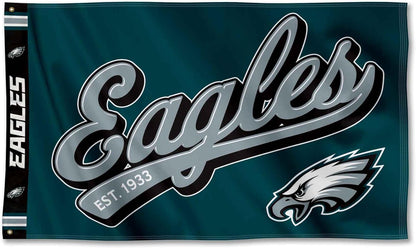 Philadelphia Eagles Flag-3x5Ft NFL Philadelphia Eagles Flag Banner-100% polyester-Strips & Stars-gloves
