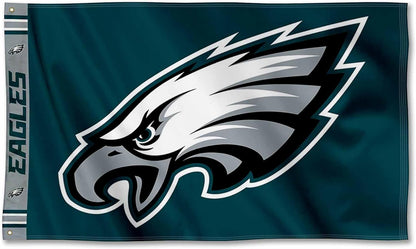 Philadelphia Eagles Flag-3x5Ft NFL Philadelphia Eagles Flag Banner-100% polyester-Strips & Stars-gloves