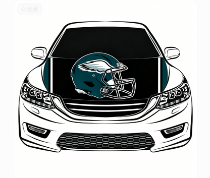 NFL Philadelphia Eagles Flag-3.3x5 Ft 6X7Ft NFL Car Hood Cover Banner Flag Of Philadelphia Eagles-100% polyester