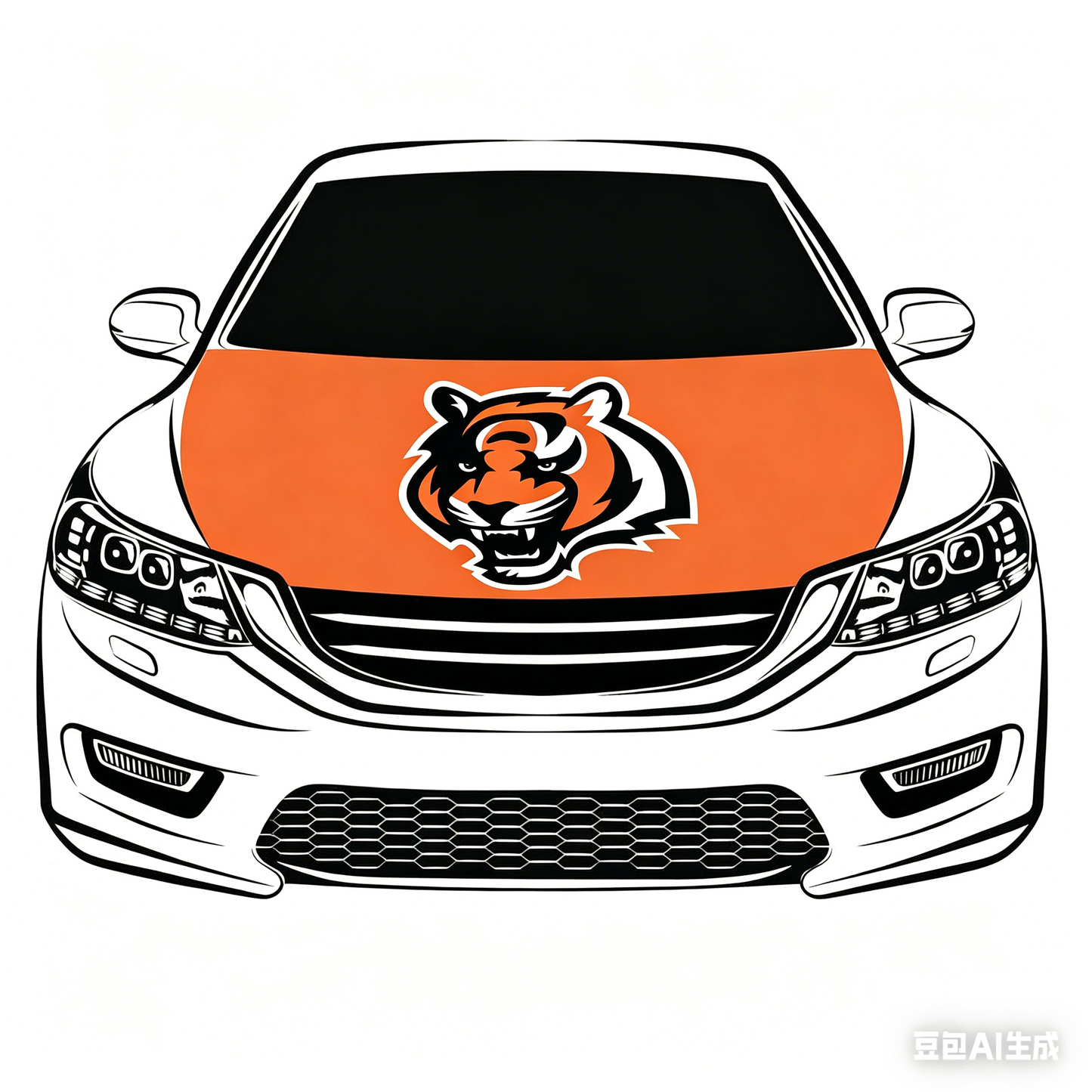 NFL Cincinnati Bengals Flag-3.3x5 Ft 6X7Ft Car Hood Cover Banner Flag OfCincinnati Bengals -100% polyester
