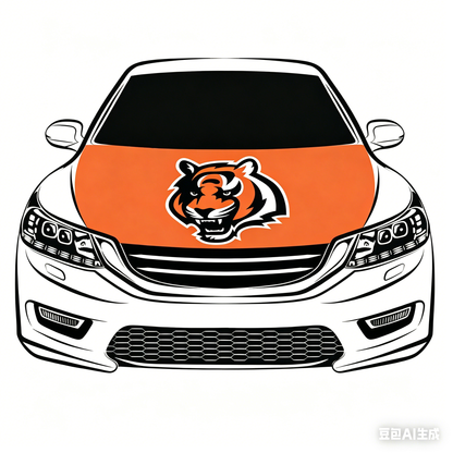 NFL Cincinnati Bengals Flag-3.3x5 Ft 6X7Ft Car Hood Cover Banner Flag OfCincinnati Bengals -100% polyester