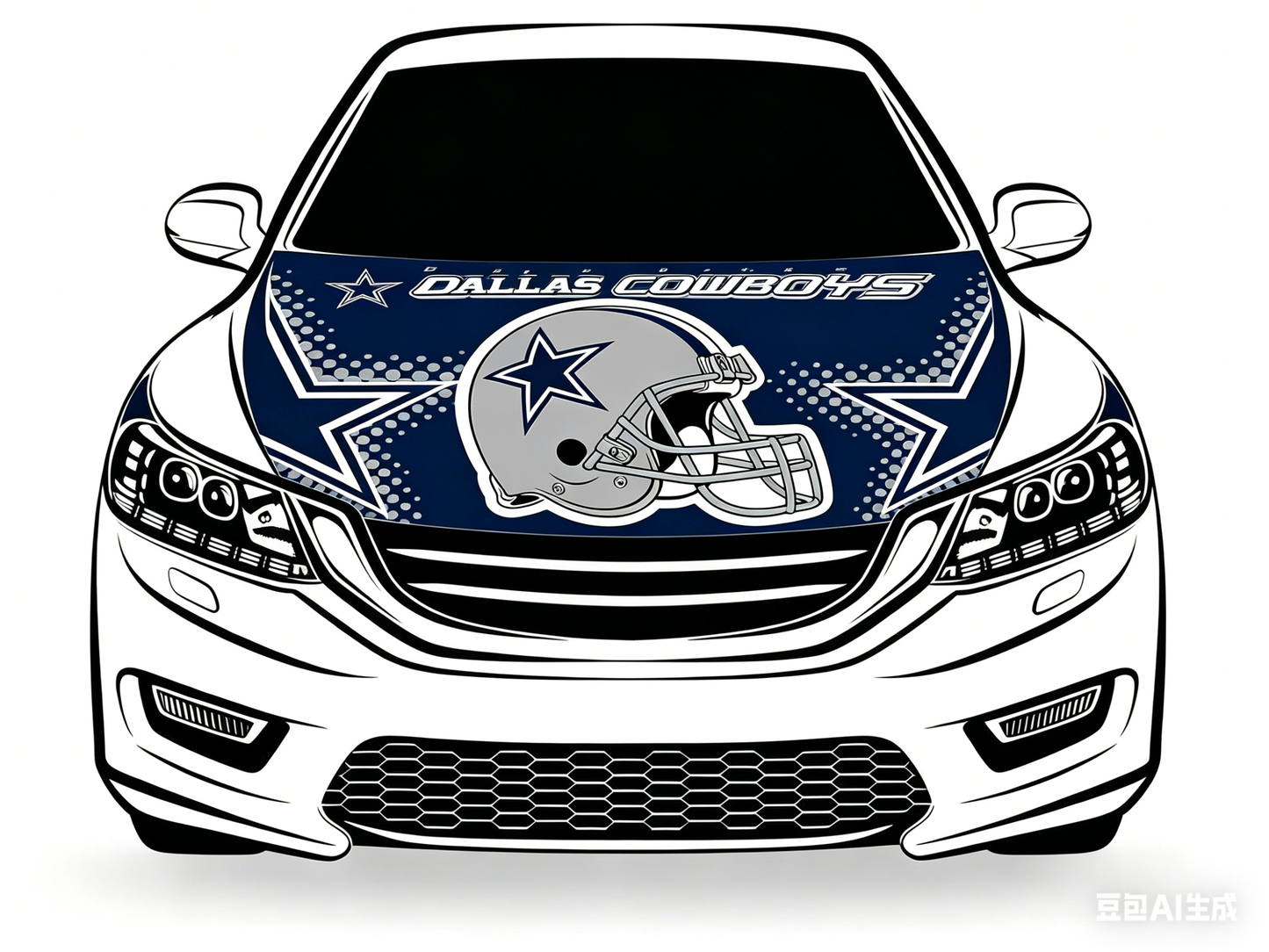 NFL Dalls Cowboys Flag-3.3x5 Ft 6X7Ft Car Hood Cover Banner Flag Of Dalls Cowboys -100% polyester