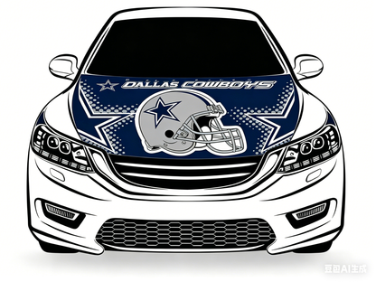 NFL Dalls Cowboys Flag-3.3x5 Ft 6X7Ft Car Hood Cover Banner Flag Of Dalls Cowboys -100% polyester