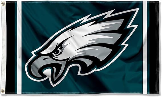 Philadelphia Eagles Flag-3x5Ft NFL Philadelphia Eagles Flag Banner-100% polyester-Strips & Stars-gloves