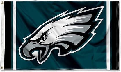Philadelphia Eagles Flag-3x5Ft NFL Philadelphia Eagles Flag Banner-100% polyester-Strips & Stars-gloves
