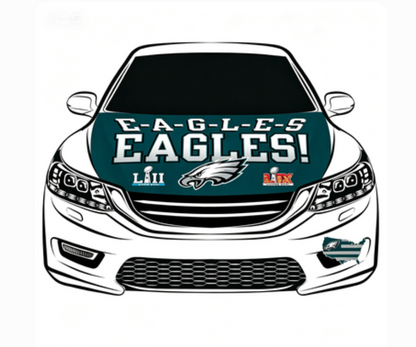 NFL Philadelphia Eagles Flag-3.3x5 Ft 6X7Ft NFL Car Hood Cover Banner Flag Of Philadelphia Eagles-100% polyester