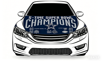 NFL Dalls Cowboys Flag-3.3x5 Ft 6X7Ft Car Hood Cover Banner Flag Of Dalls Cowboys -100% polyester